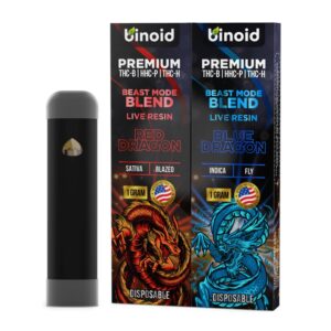 Binoid Beast Mode Blend Live Resin Disposable Red Dragon 1g