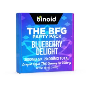 Binoid BFG Delta 9 Gummies Blueberry Delight