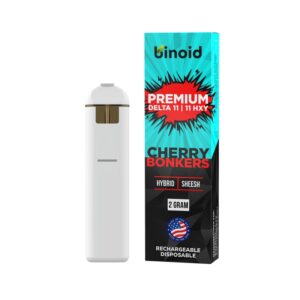 Binoid Delta 11 THC+11 HXY Disposable 2g Cherry Bonkers