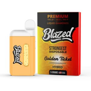 Binoid THCA+Delta 9P Disposable Golden Ticket 5g