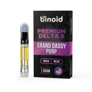 Binoid Delta 8 Cartridge Grand Daddy Purp
