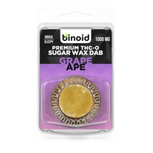 Binoid THC-O Wax Dabs Grape Ape