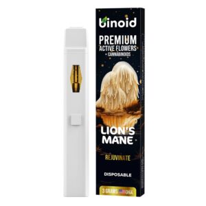 Binoid Active Flowers Cannabinoid Vape Disposable Lions Mane 3g