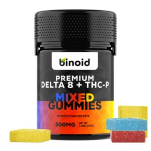Binoid Delta 8+THC-P Gummies Mixed Flavors