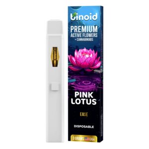 Binoid Active Flowers Cannabinoid Vape Disposable 3g Pink Lotus