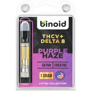 Binoid THCV+Delta 8 Cartridge Purple Haze