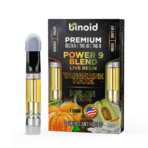 Binoid Power 9 Blend Live Resin Cartridge Tangerine Haze 1g